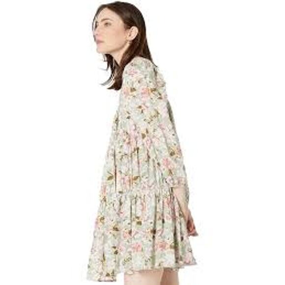 En Saison Tiered Ruffled Maris Mini Dress, Feminine, Sexy, Fully lined. Sz M - Picture 11 of 15